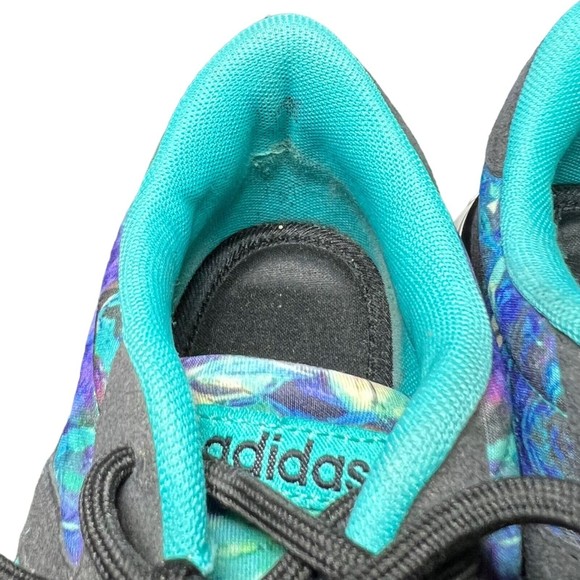 Adidas Lite Racer Running Shoes Blue Low Top Abstract Lace Up Womens 6 (AW5396) - Picture 11 of 11